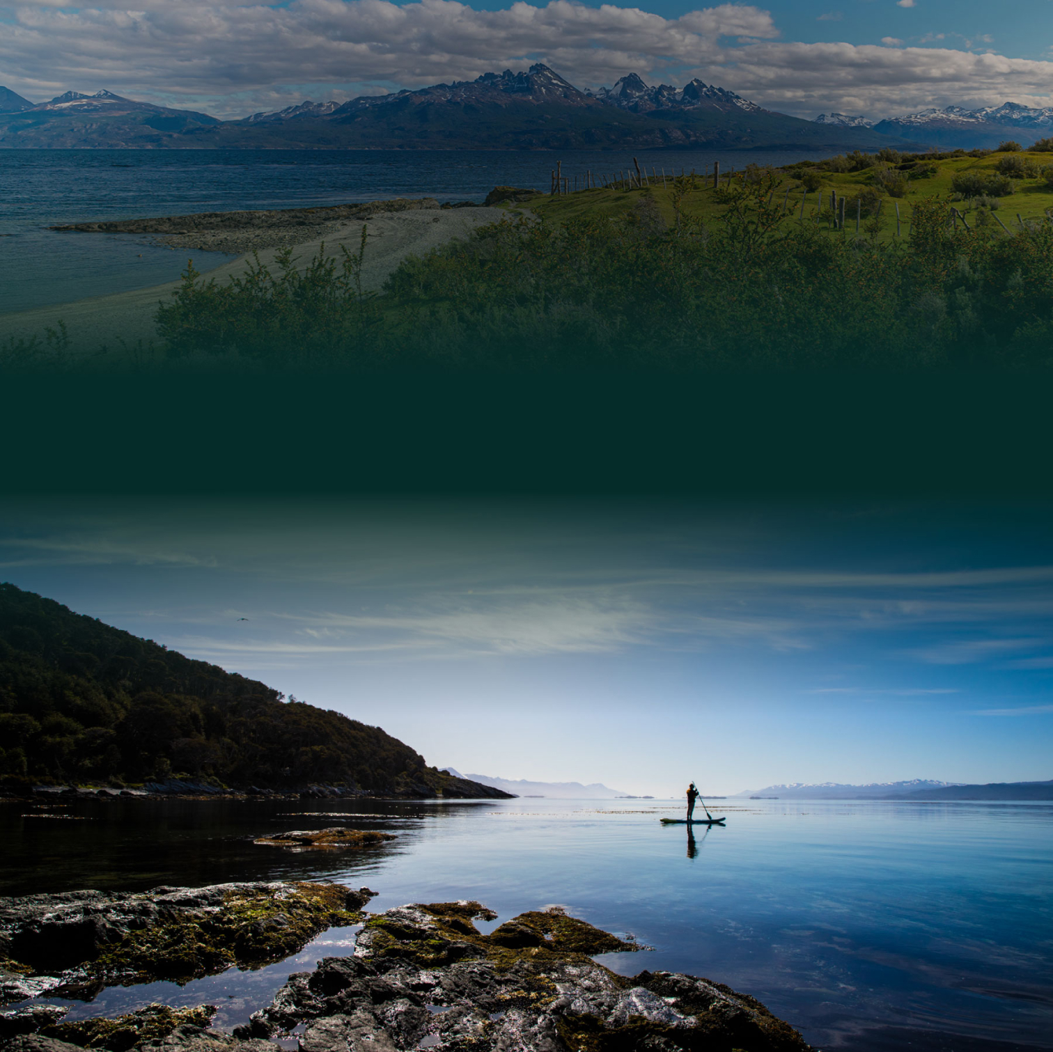 Vista del Canal Beagle - Costa Susana
